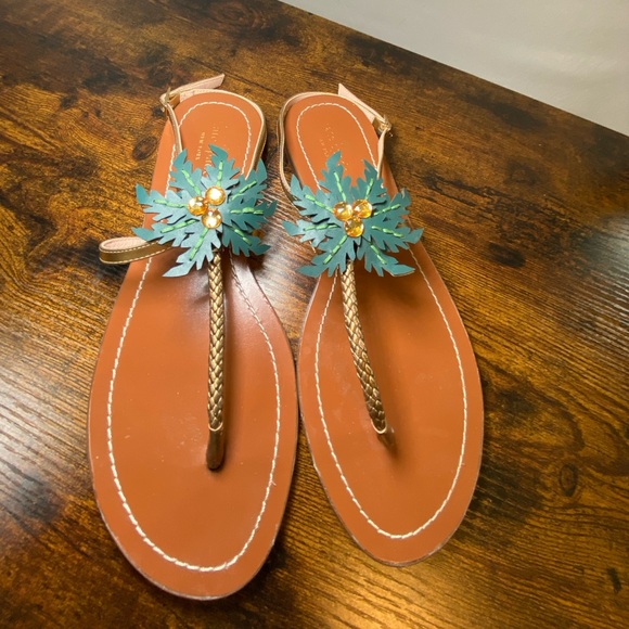 kate spade Shoes - Kate Spade Solana Palm Tree Sandals Size 10